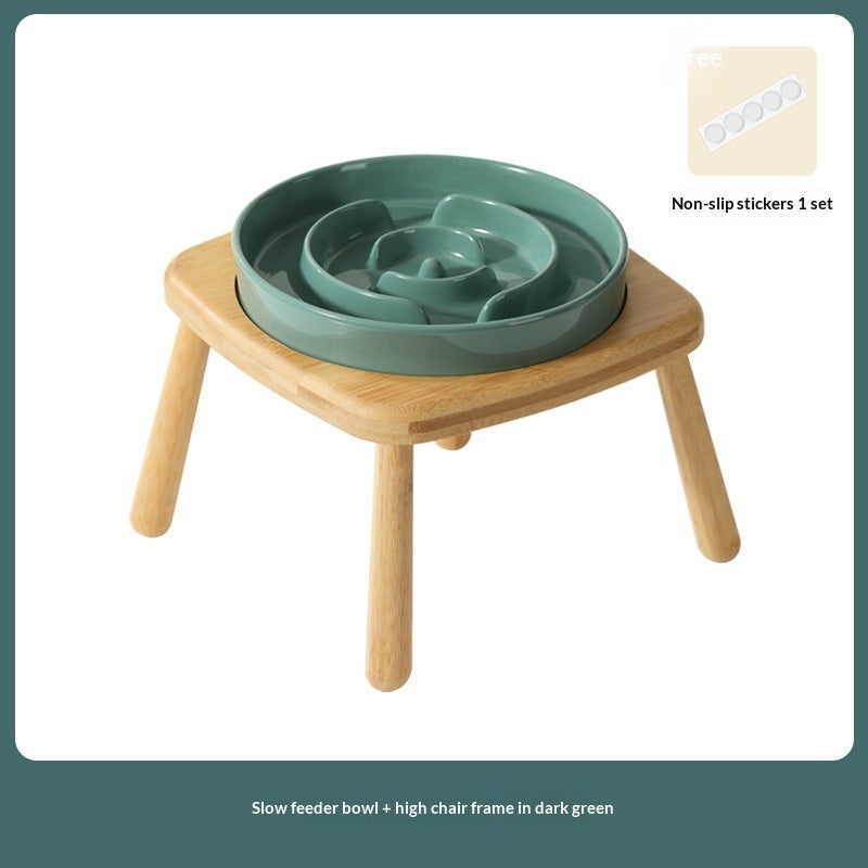 Ceramic Slow Feeding Anti Choking Pet Bowl